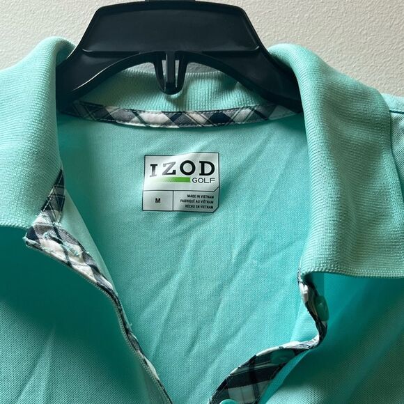 IZOD Golf Mint Green Shirt - Picture 4 of 5
